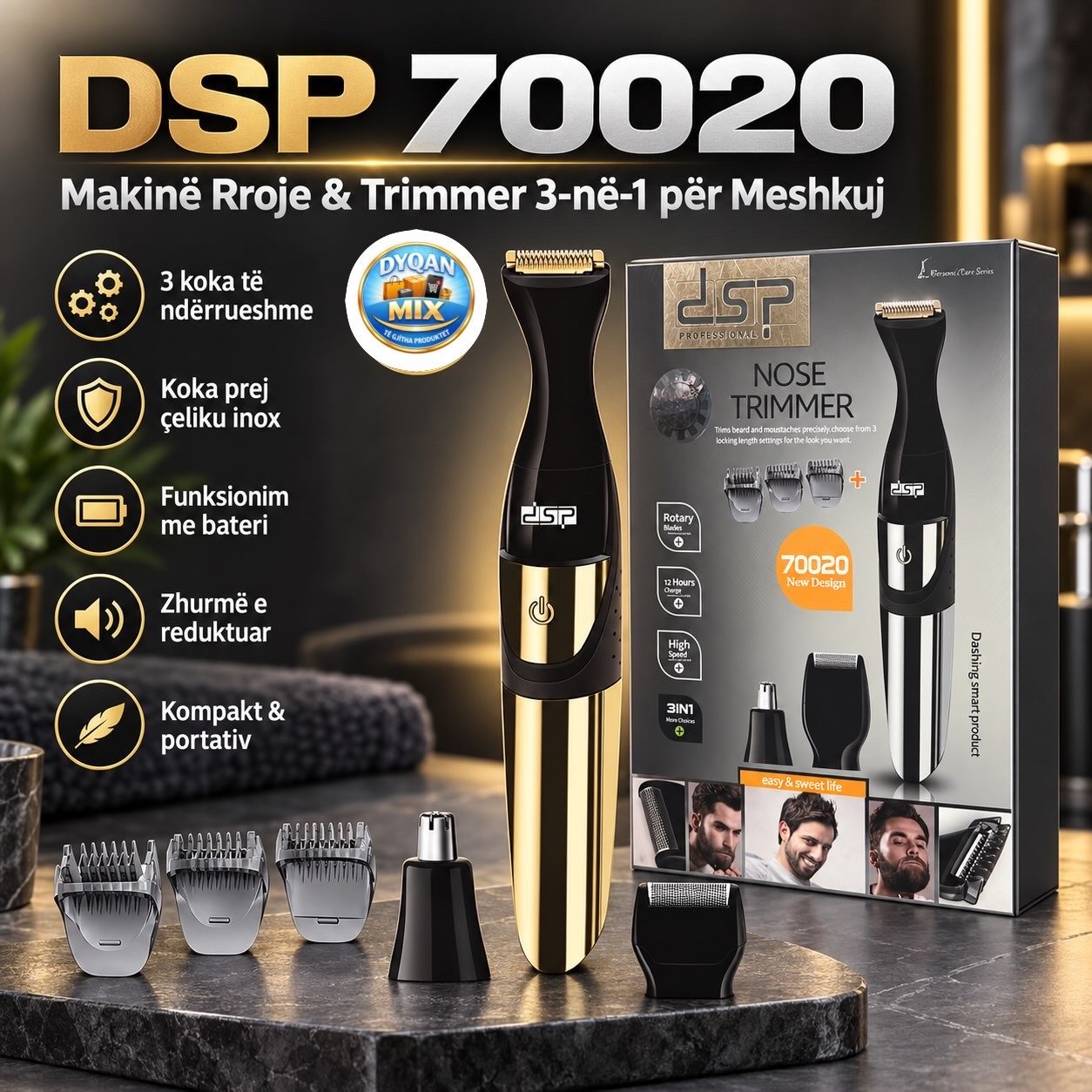 DSP 70020 - Makine rroje & trimmer 3ne1