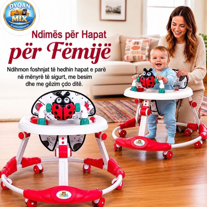 Baby walker per femije 6-18 muajsh