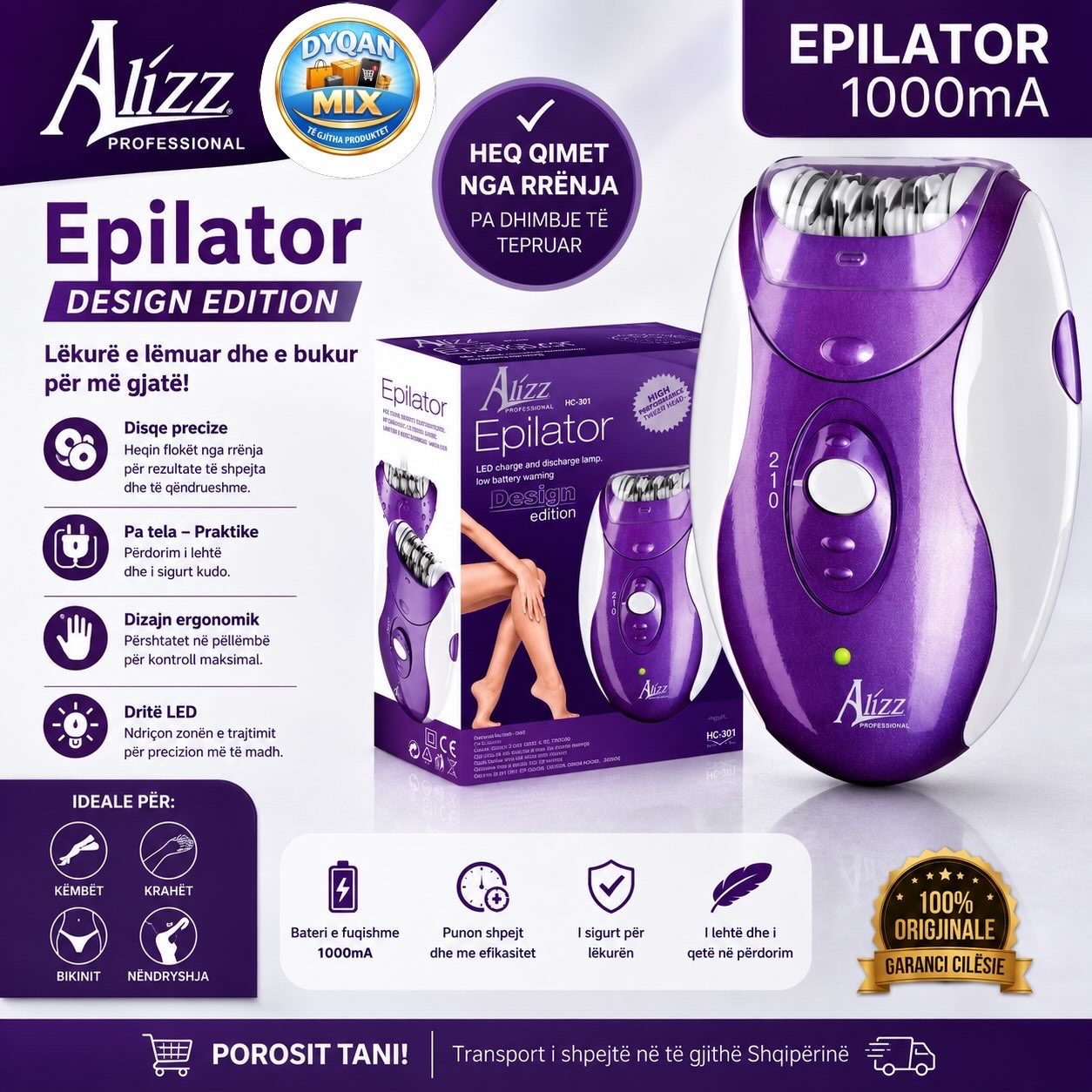 Epilator Alizz HC-301