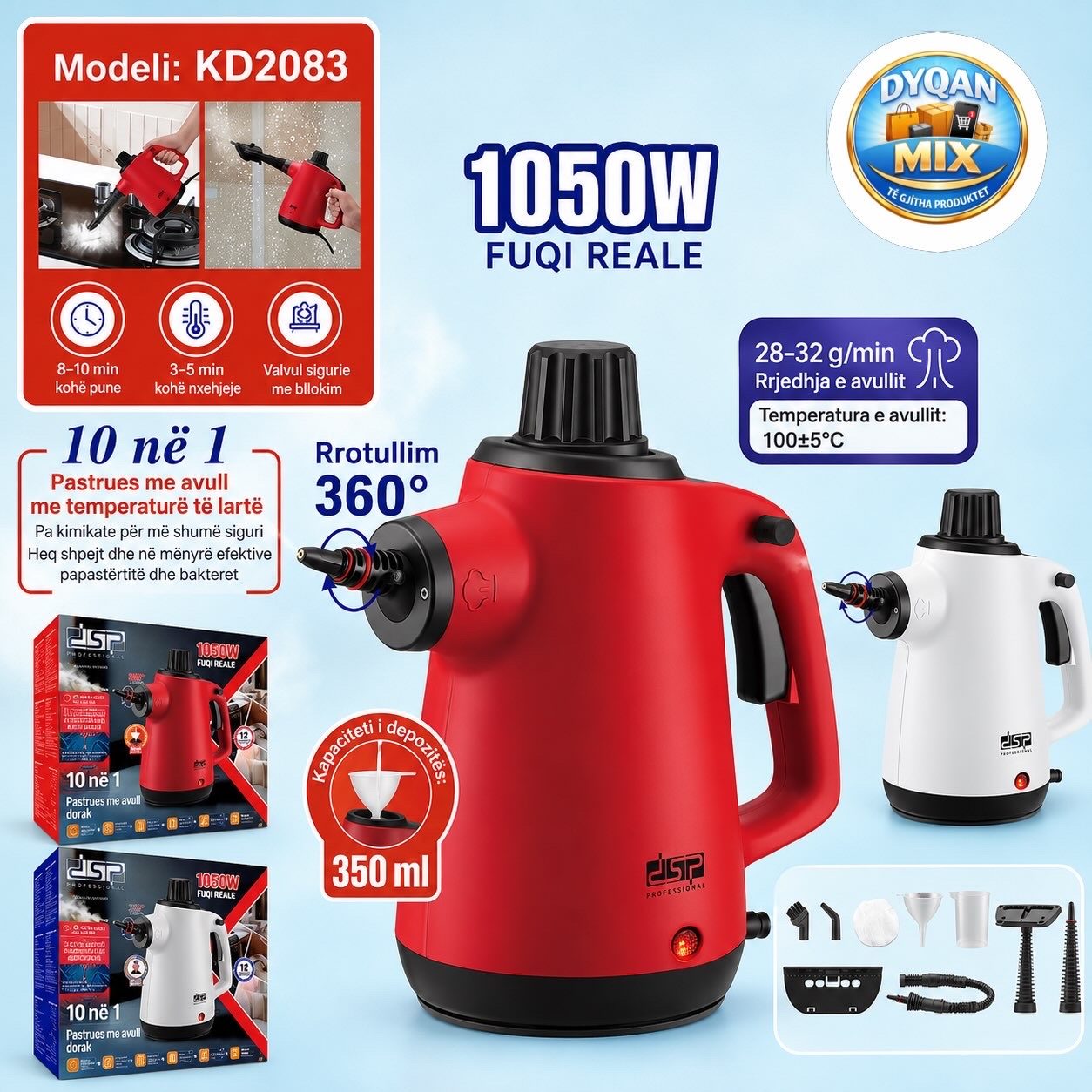 DSP KD2083 - Pastrues me avull 1000w